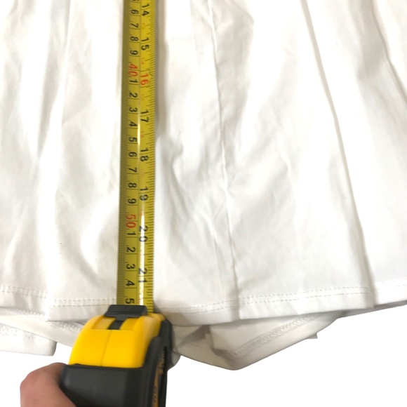 Women’s White Strapless Mini Dress/Pleated Skirt Summer Party Outfit New - Picture 5 of 12